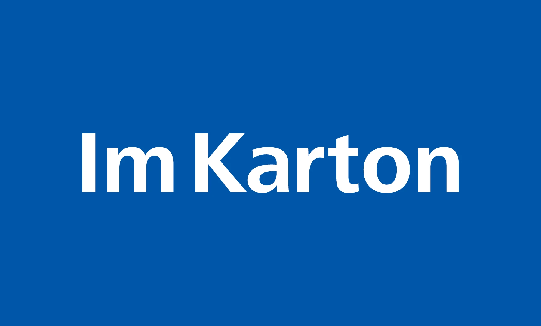 Im Karton